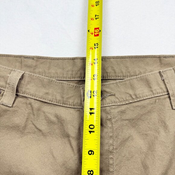 Wrangler Men's Heritage Low Stretch Relaxed Tan Carpenter Pants Size 38x30 NWT - Picture 9 of 11